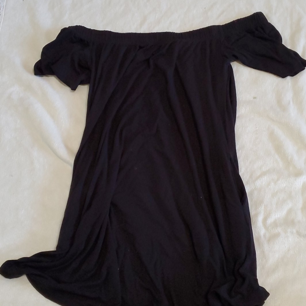 Black short dress